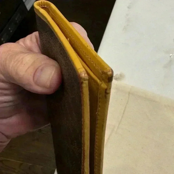 Celine Wallet Long Bi Fold Wallet Macadam Brown Woman unisex - Picture 10 of 16